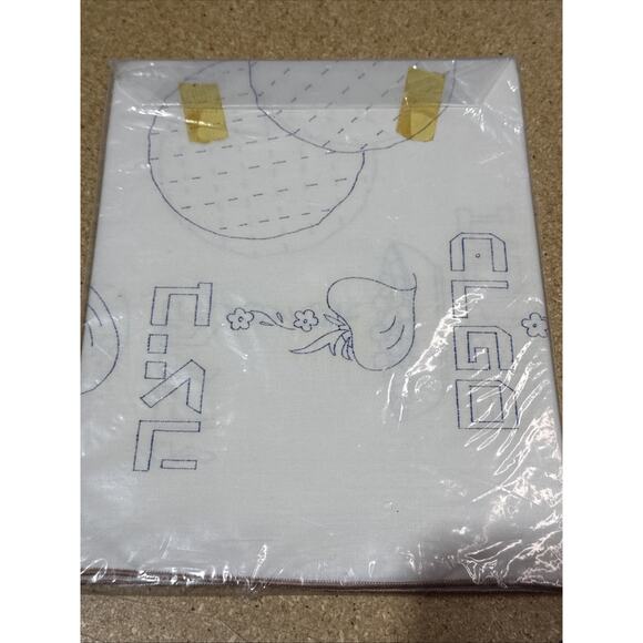 VTG J.G. Co. Matzoh Cover Fabric Kits Lot of 2 Unused 18x18 Jewish Passover NOS - Picture 6 of 7